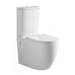 ECT ACQUA-III Wall Faced Rimless Toilet Suite