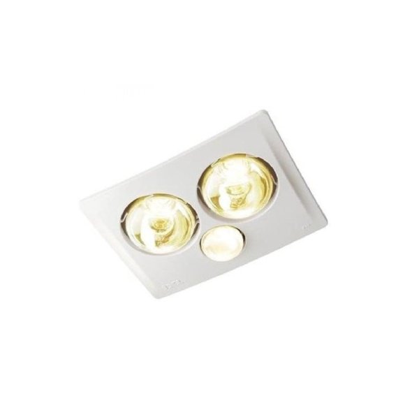 Ixl Bathroom Lighting Classic Tastic Triumph Heater, Fan & Light 3 In 1 White 11312 - Classic Tastic