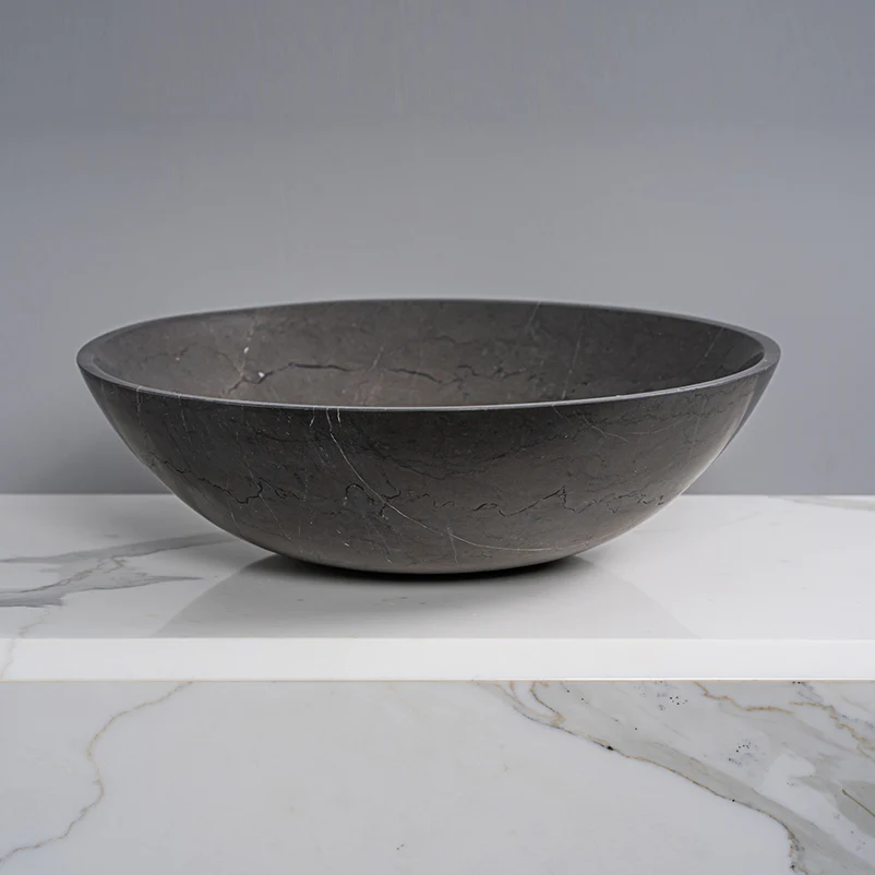 AmateMarblevesselbasinMB8000Gallaria_1920x.webp Gallaria Amate Pietra Grey Marble Vessel Basin - Image 1
