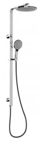 NX-Quil-twin-606650060.png NX Quil Twin Shower Chrome/Matte Black - Image 1