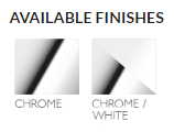 NX-Vive-finishes.png NX Vive Twin Shower Chrome/Matte White - Image 4