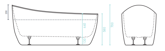 Piccolo-1500-tech-spec2.png Piccolo Black 1500 Freestanding Bath - Image 3