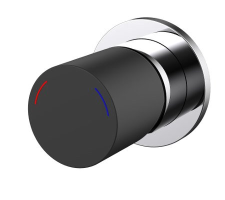 swfimage_prod31605_1.jpg Finesa Shower Mixer Chrome & Black - Image 1