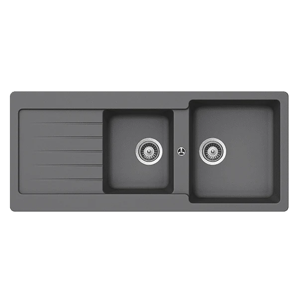 TD200CR_599x599 TYPOS 1 & 3/4 BOWL WITH DRAINER SHOCCK - Image 1