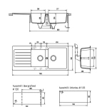 TYPOS 1 & 3/4 BOWL WITH DRAINER SCHOCK - Image 2