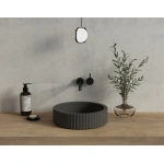 ROUND BASIN ECT PIAZA FLUTED