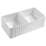 BUTLER SINK DOWNTON DOUBLE BOWL CERAMIC