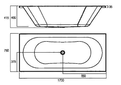 Capture_09cfe01f-79f8-4c82-aa2b-b1f793811dca_474x336 OCEANO METRO ISLAND INSET BATH - MATTE 1700 - Image 3