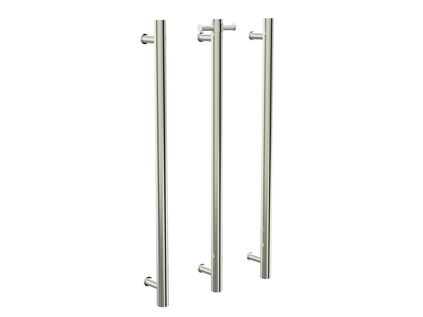 J22.073.1_3_1440x1080 HEATED TOWEL RAIL VERTICAL PAR TAPS LUGANO  900MM - Image 1