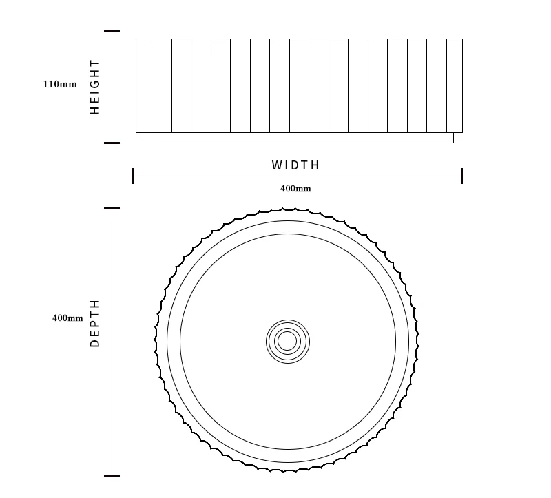 WB4011_6fbc512c-63dd-49ea-b168-8e056bc8e25c_800x723 ROUND BASIN ECT PIAZA FLUTED - Image 3