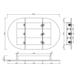 ELLI PILL 1500MM SHAVING CABINET - Image 4