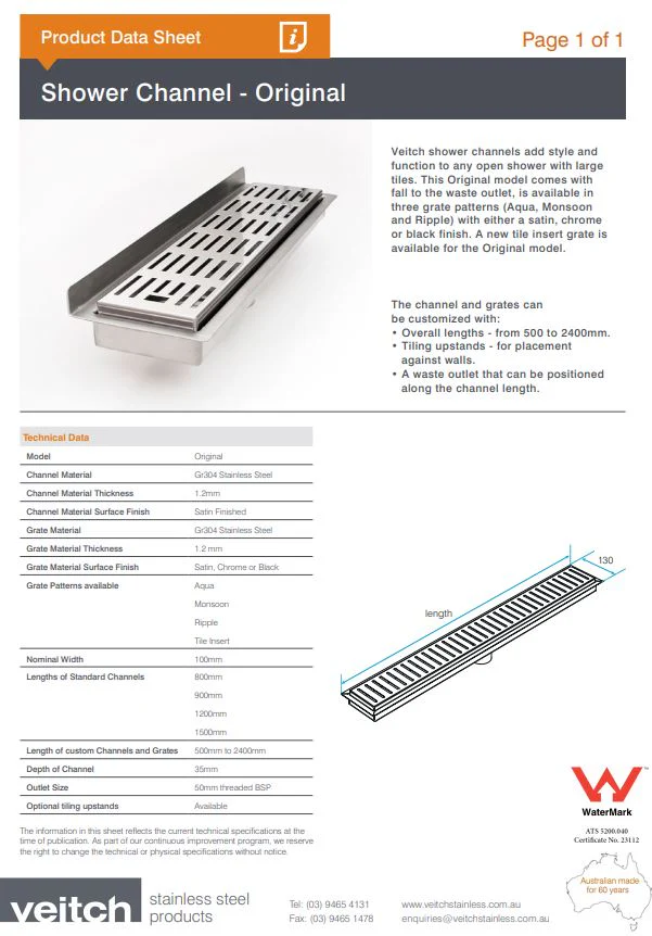 orignal_2_fa82daeb-9092-470b-9f4f-e97932b1df4c_601x862 1500MM ORIGINAL SHOWER CHANNEL - Image 3