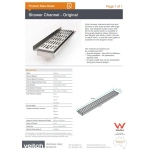 900MM ORIGINAL MATTE BLACK SHOWER CHANNEL - Image 3