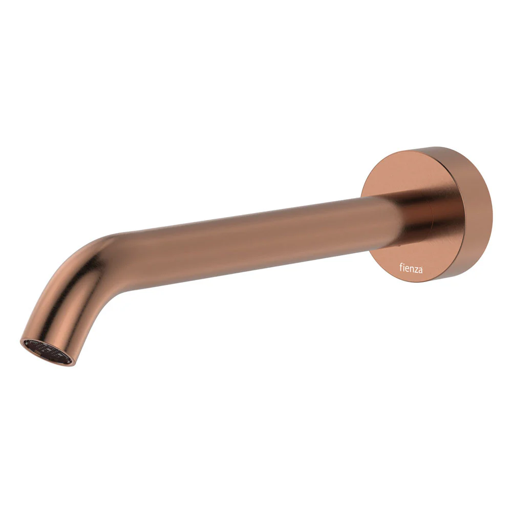228116CO_1000x1000 BATH OUTLET, 220MM, BRUSHED COPPER/KAYA BASIN - Image 1