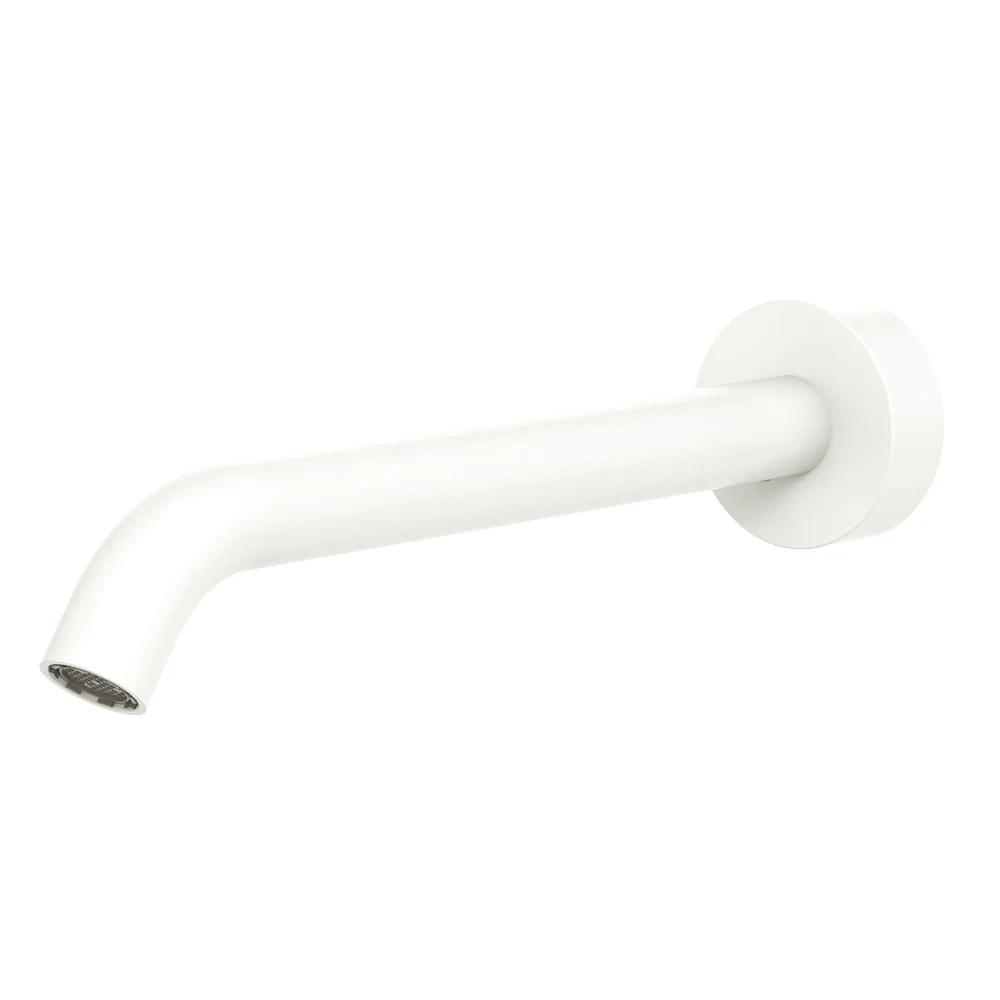 228116MW_1000x1000 BATH SPOUT 220MM MATTE WHITE/KAYA FIXED BATH - Image 1