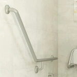 900 X 700MM,CARE ACCESSIBLE 40° RIGHT-HAND GRAB RAIL - Image 3