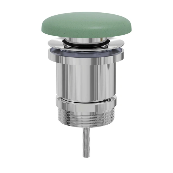 PULL-OUT BASIN WASTE, SAGE CONCRETE/UNIVERSAL POP-UP