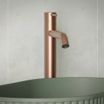KAYA TALL BASIN MIXER BRUSHED COPPER - Image 3