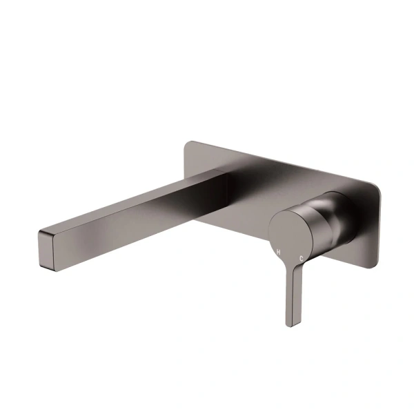 SANSA WALL BATH MIXER SET, GUN METAL