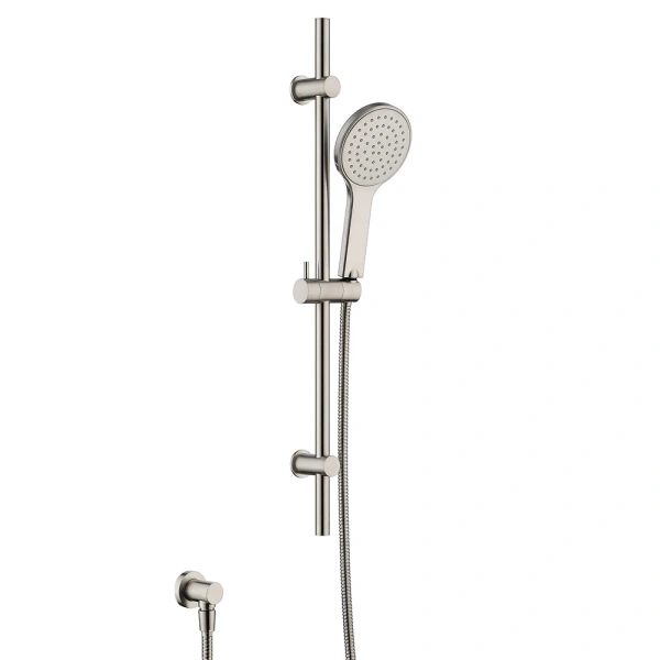 SHOWER BRUSHED NICKEL KAYA RAIL