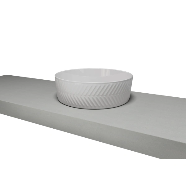 TIMBERLINE ALLURE ARROW GLOSS WHITE BASIN