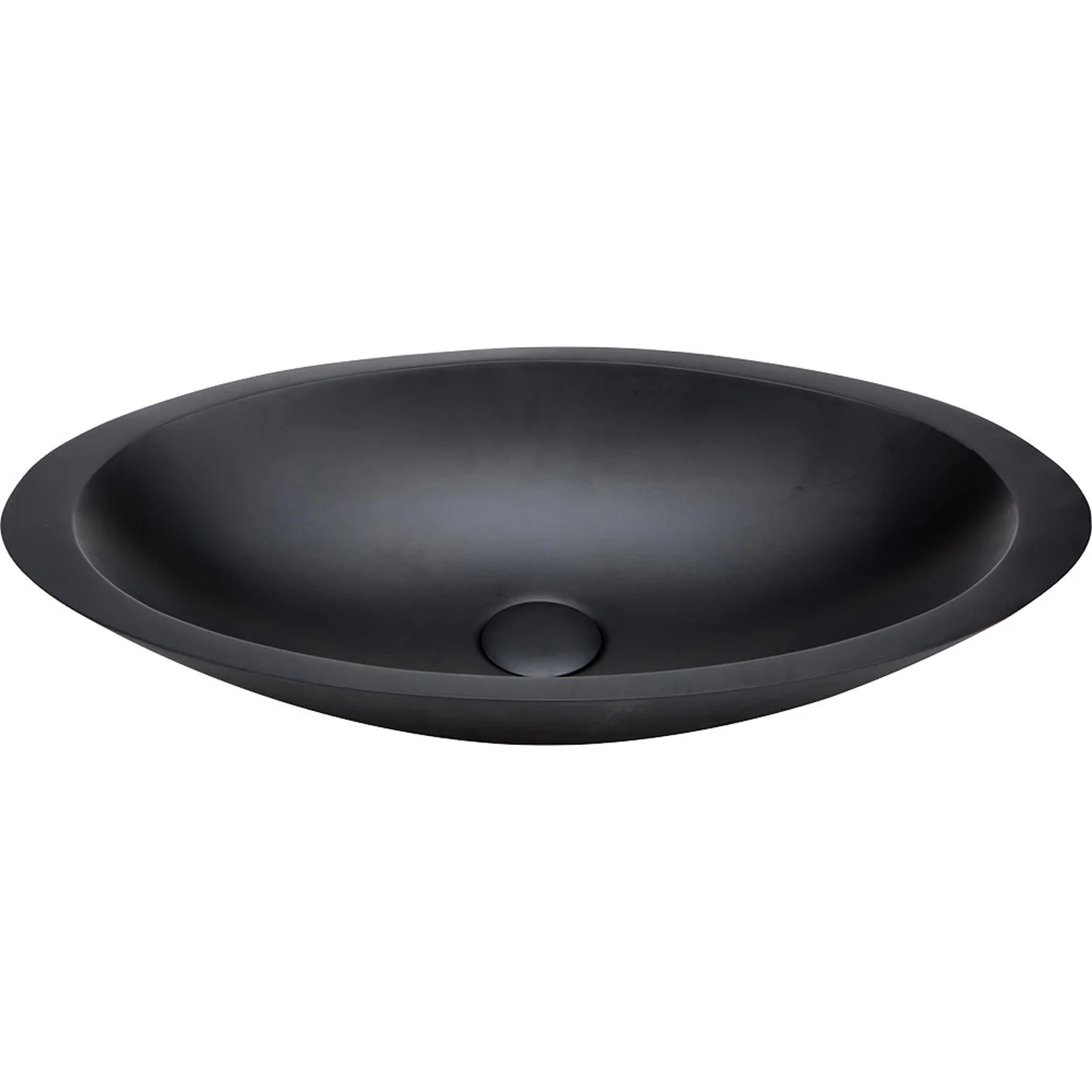 CSB01-MB_2_1359x1359 BAHAMA MATTE BLACK SOILD SURFACE BASIN - Image 3