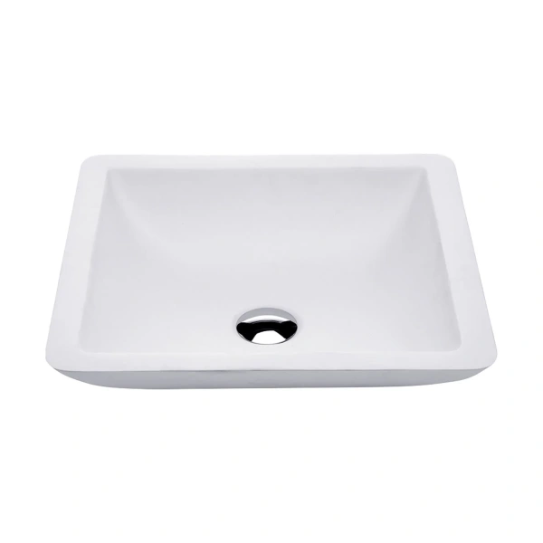 CLASSIQUE 420 MATTE WHITE SOILD SURFACE BASIN