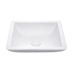 CLASSIQUE 420 MATTE WHITE SOILD SURFACE BASIN - Image 3