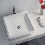 CLASSIQUE 420 MATTE WHITE SOILD SURFACE BASIN - Image 4