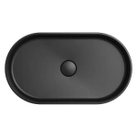 MINKA PILL SOLID SURFACE ABOVE COUNTER BASIN MATTE BLACK - Image 3
