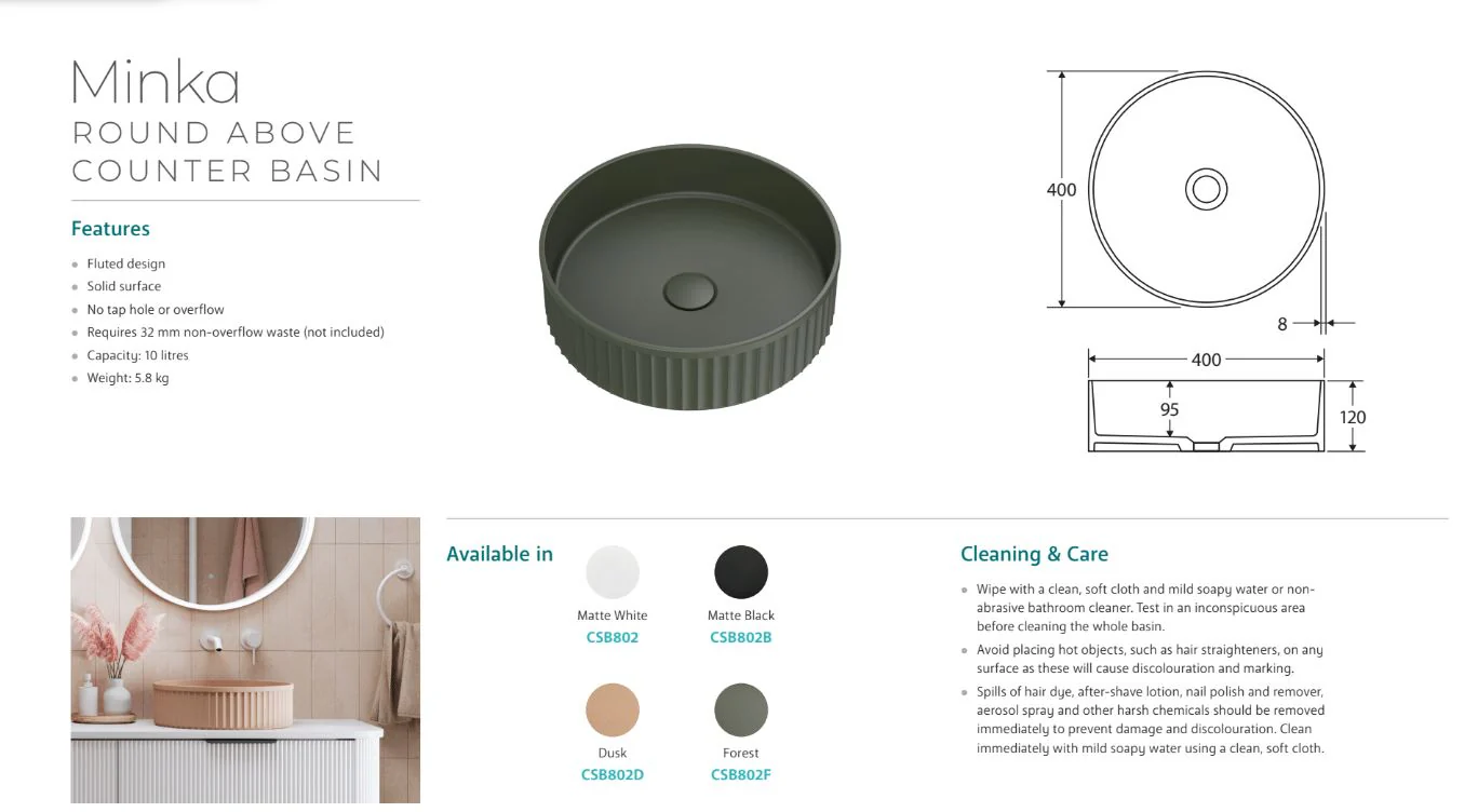 Capture_b5af950e-c028-4502-895f-298b56c21b50_1368x752 MINKA ROUND SOLID SURFACE ABOVE COUNTER BASIN MATTE BLACK - Image 4