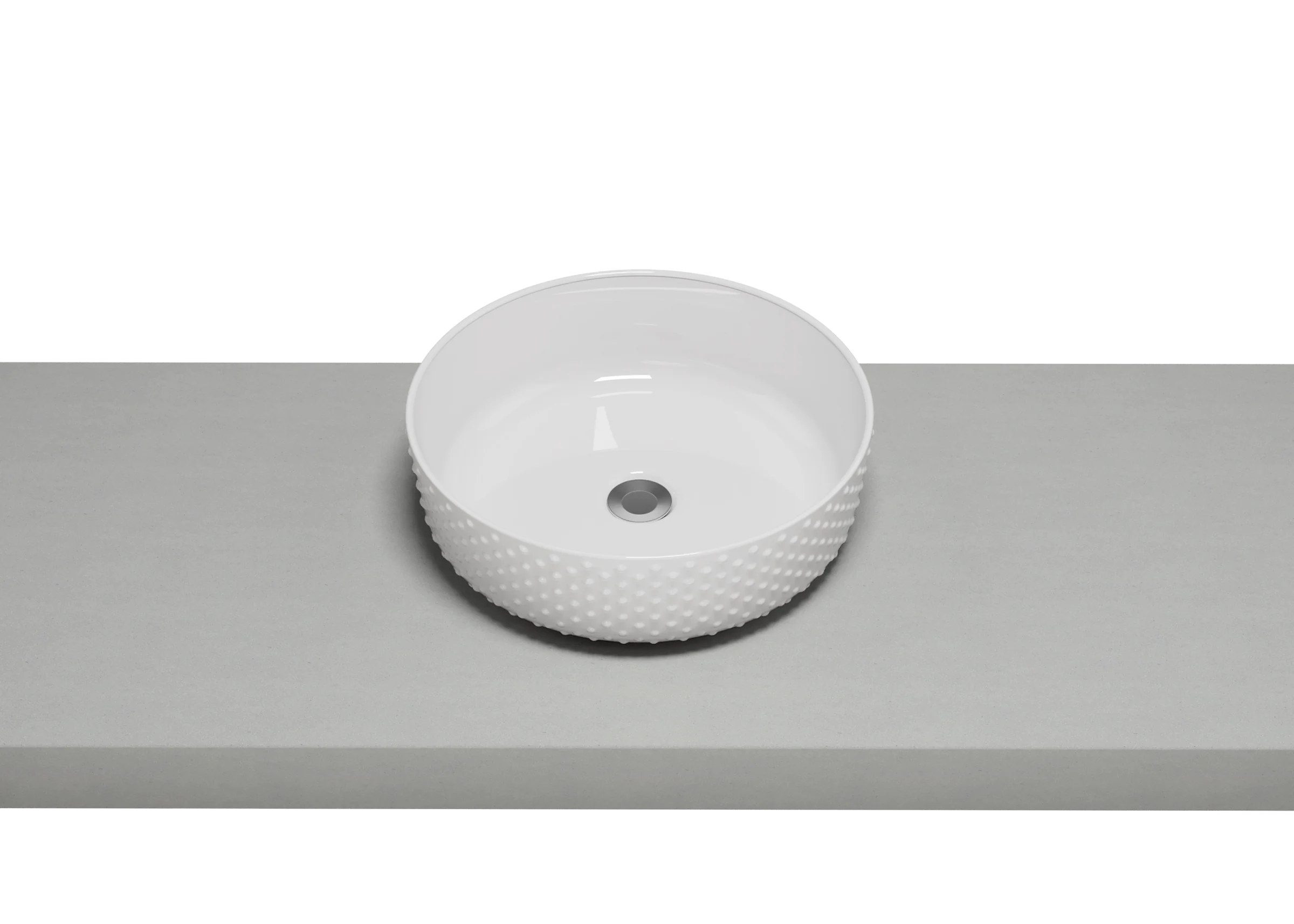 Dimple_Front_aeaa2ea6-bad3-4275-ab23-44a09b7bffe9_2400x1714 TIMBERLINE ALLURE DIMPLE GLOSS WHITE BASIN - Image 3