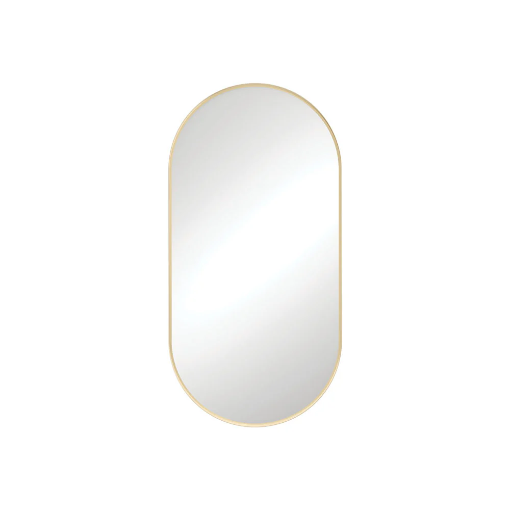 FMP4590UB_1000x1000 EMPIRE URBAN BRASS FRAMED MIRROR 450 X 900MM - Image 1