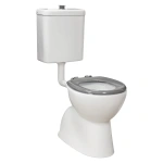STELLA CARE GREY ADJUSTABLE LINK TOILET SUITE