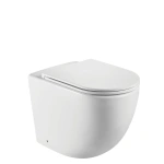 KOKO RIMLESS WALL FACED TOILET PAN MATTE WHITE