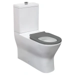 DELTA CARE BACK-TO-WALL TOILET SUITE, GREY SEAT - Image 2