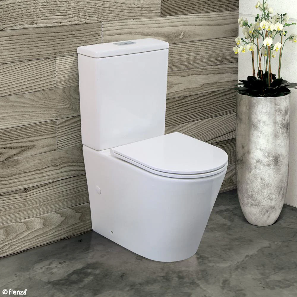 K014-2_4_1000x1000 FIENZA ALUCA WALL-FACED TOILET SUITE, SLIM SEAT - Image 2