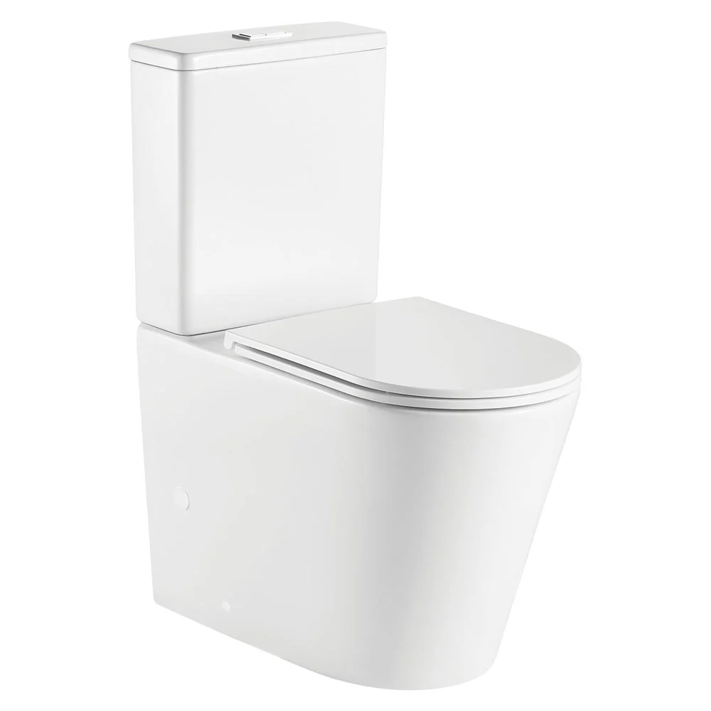 K021_1000x1000 KAYA BACK-TO-WALL TOILET SUITE, SLIM SEAT - Image 1