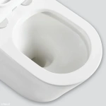 KAYA BACK-TO-WALL TOILET SUITE, SLIM SEAT - Image 5