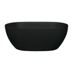 LUCIANA 1690 MATTE BLACK STONE BATH