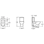 MOBI Closed Couple Toilet Suite - Image 3