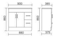 6048001eb516d1baeeeb9645_Fino 90 drawing VT FINO 90 Vanity - Image 3