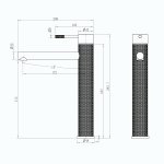 TIARA Tower Basin Mixer - Image 5