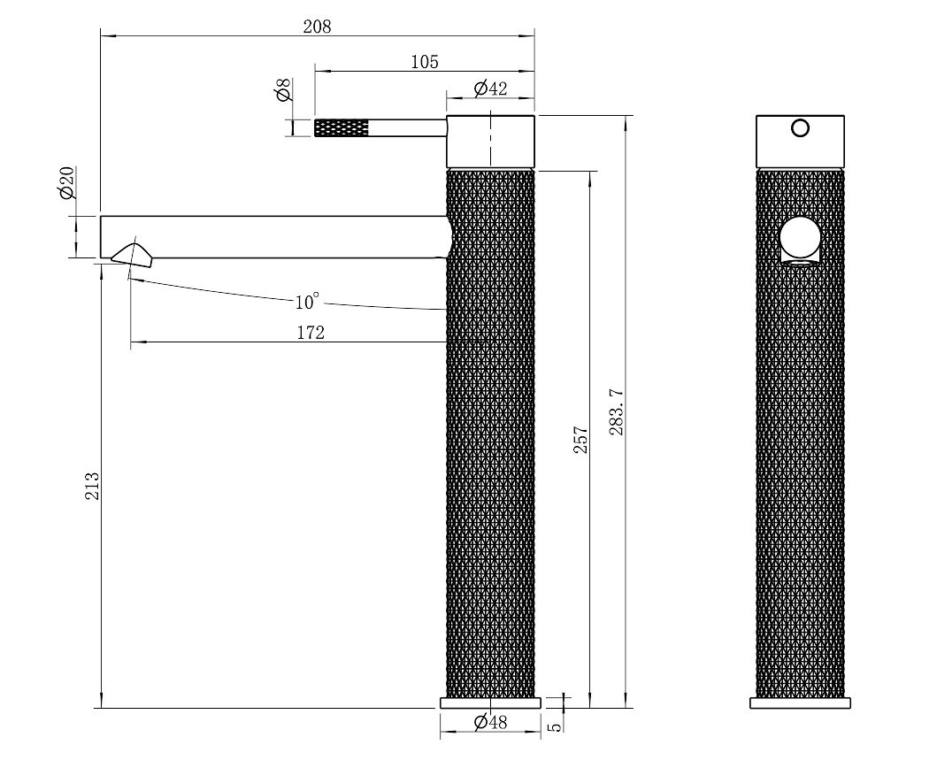 63a3cc2acbe18f5fbed2f340_WT7502 TIARA Tower Basin Mixer - Image 5