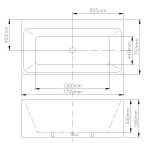 STELLA Free Standing Bath Tub - Image 3