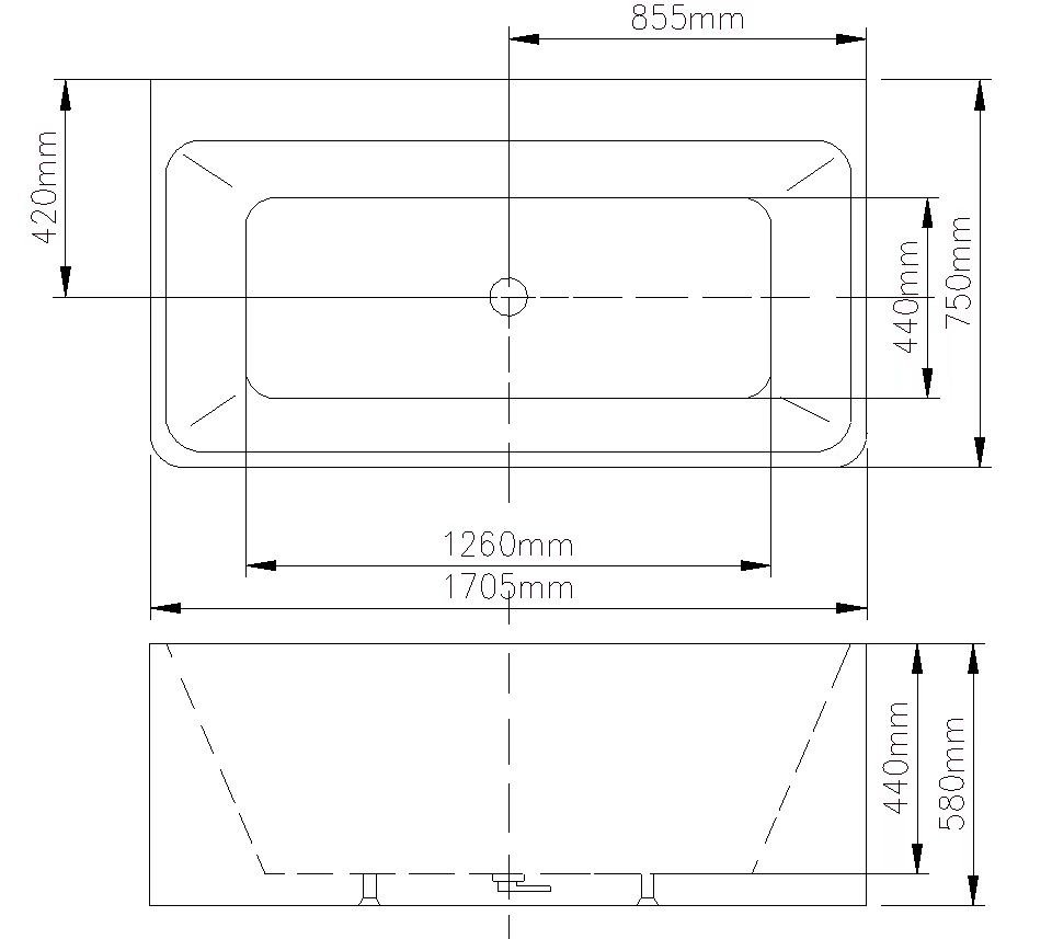 63e204d3a5eca9d3379983b8_BT058 drawing STELLA Free Standing Bath Tub - Image 3