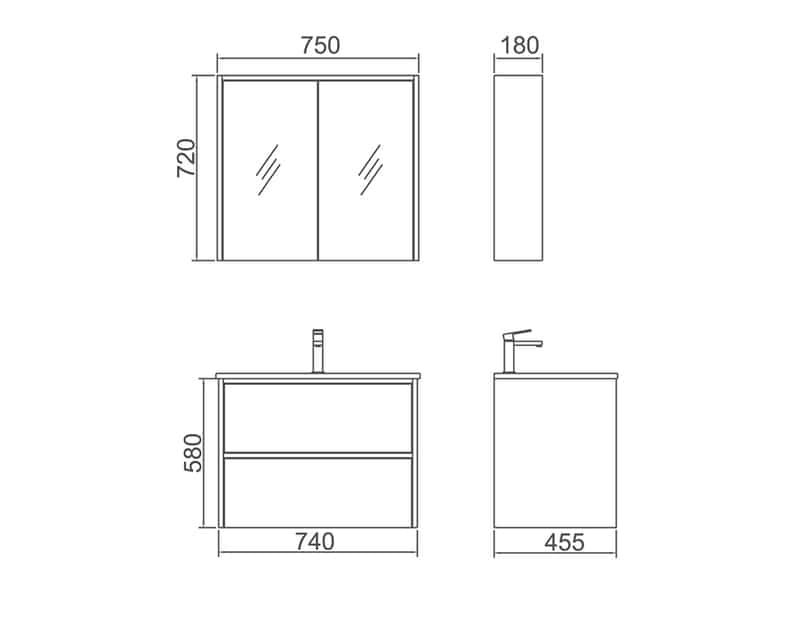 65ea85e832f0a018a715bf01_VT NEON75 Measurements NEON Wall Hung Vanity - Image 4