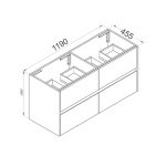 NUTRO Wall Hung Vanity - Image 6