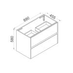 NUTRO Wall Hung Vanity - Image 4