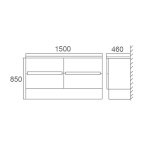 BELLA Wall Hung Vanity - Image 7